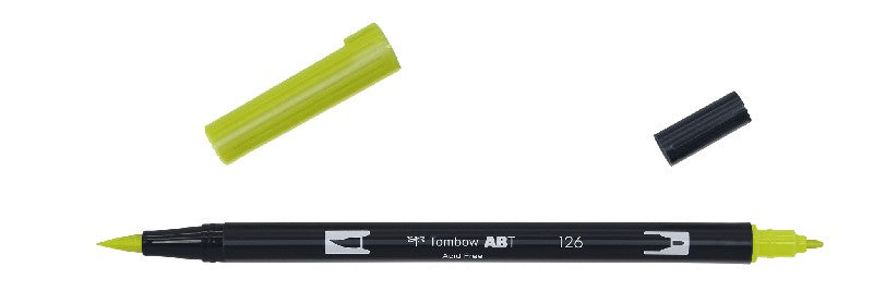Tombow ABT Dual Brush Pen - 126 light olive