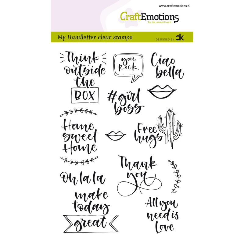 clearstamps - A6 handletter quotes 2 (Eng)
