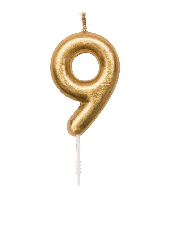 Cijferkaars - goud - 9