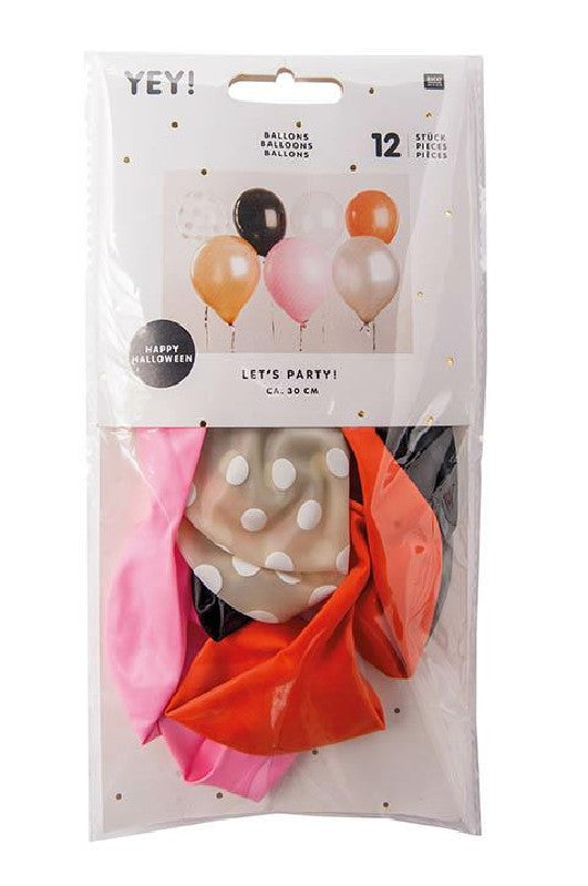 Ballonnen 30cm halloween mix