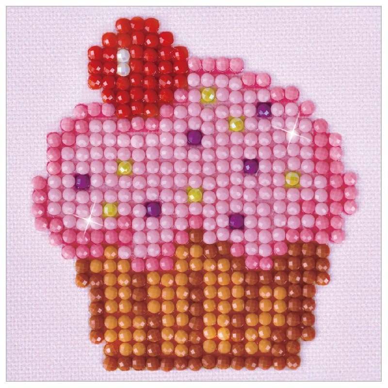 Diamond Dotz - 7,6x7,6 cm - Cup Cake Yum