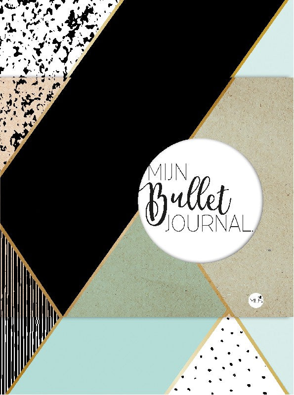 Bullet Journal mint & goud