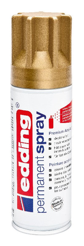 edding 5200 permanent spray - 200 ml - mat - rijkgoud