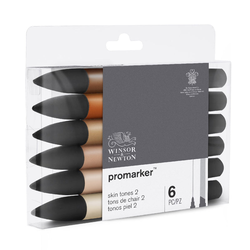 Winsor & Newton Promarker - 6 stuks - skin tones 2
