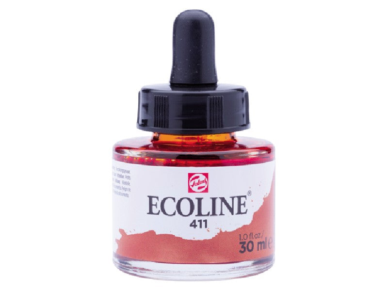 Ecoline inkt - 30 ml - sienna gebrand 411