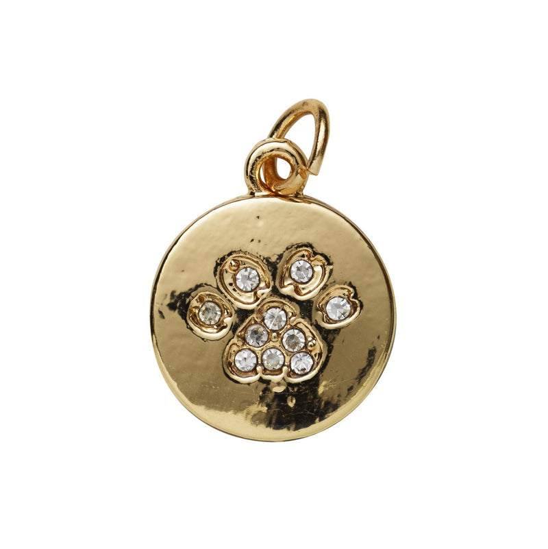 Charm Series hanger - pootafdruk goudkleurig