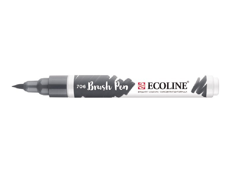 Ecoline Brush Pen - donkergrijs 706
