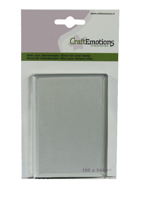 Blok voor clear stamp A6 105x148mm
