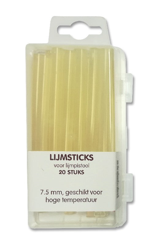 Lijmsticks voor lijmpistool - hoge temperatuur - 7,5 mm - 20 stuks