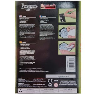 Engraving art - zilver - wolven