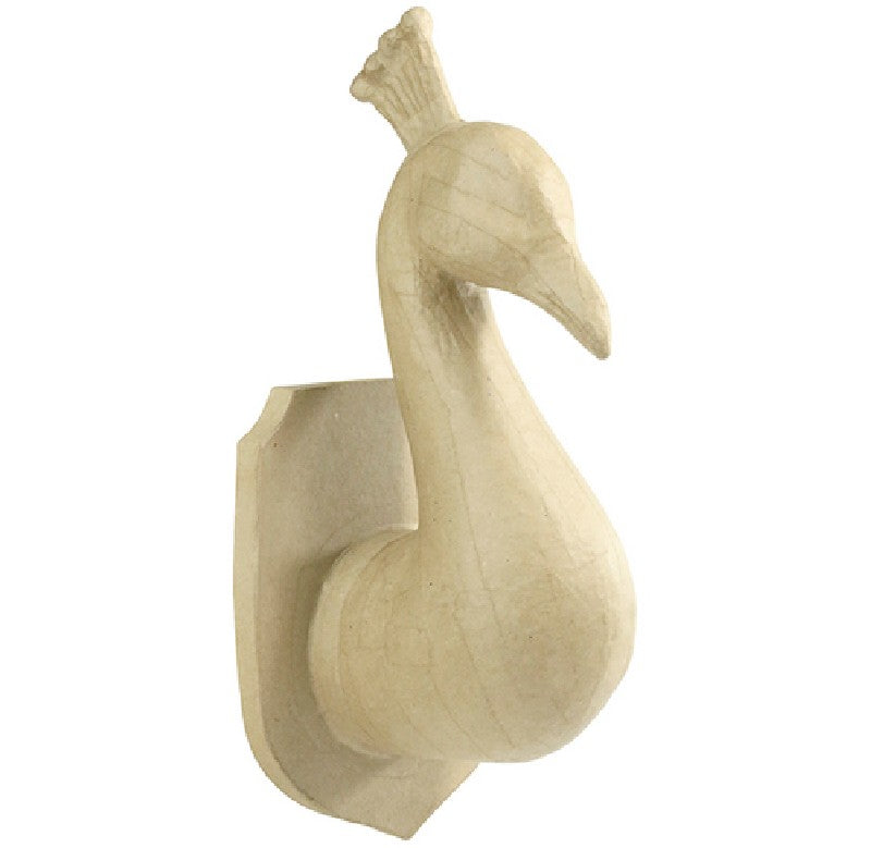Papier-maché trofee - pauw