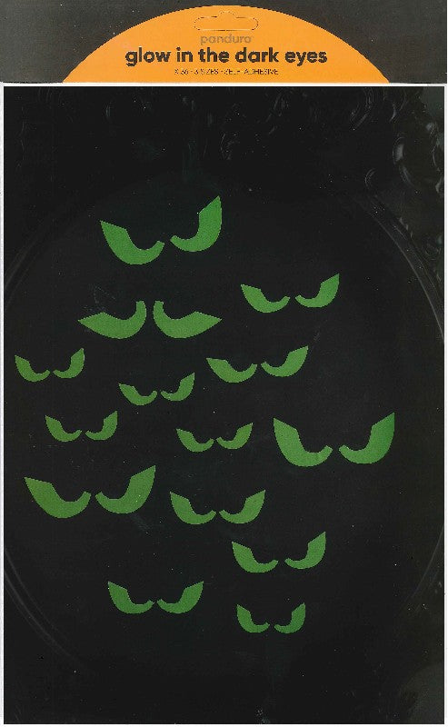 Stickers glow in the dark- Ogen