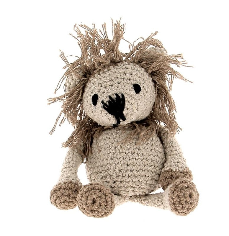 Hoooked DIY kit - Lion Leroy - biscuit