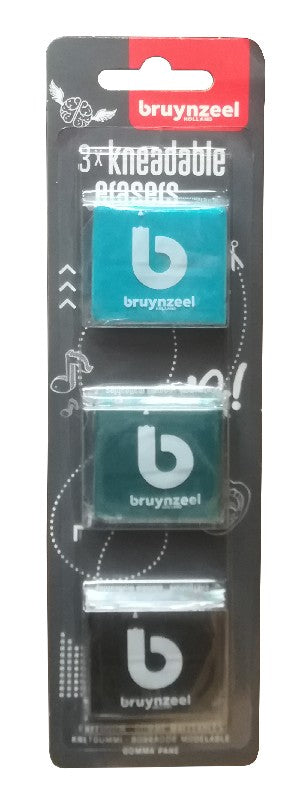 Bruynzeel Teens - kneedgum - 3 stuks