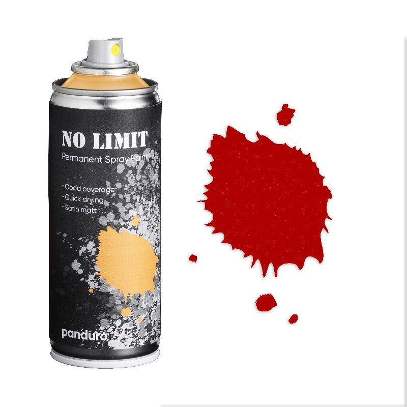 No limit spraypaint 200 ml - rood
