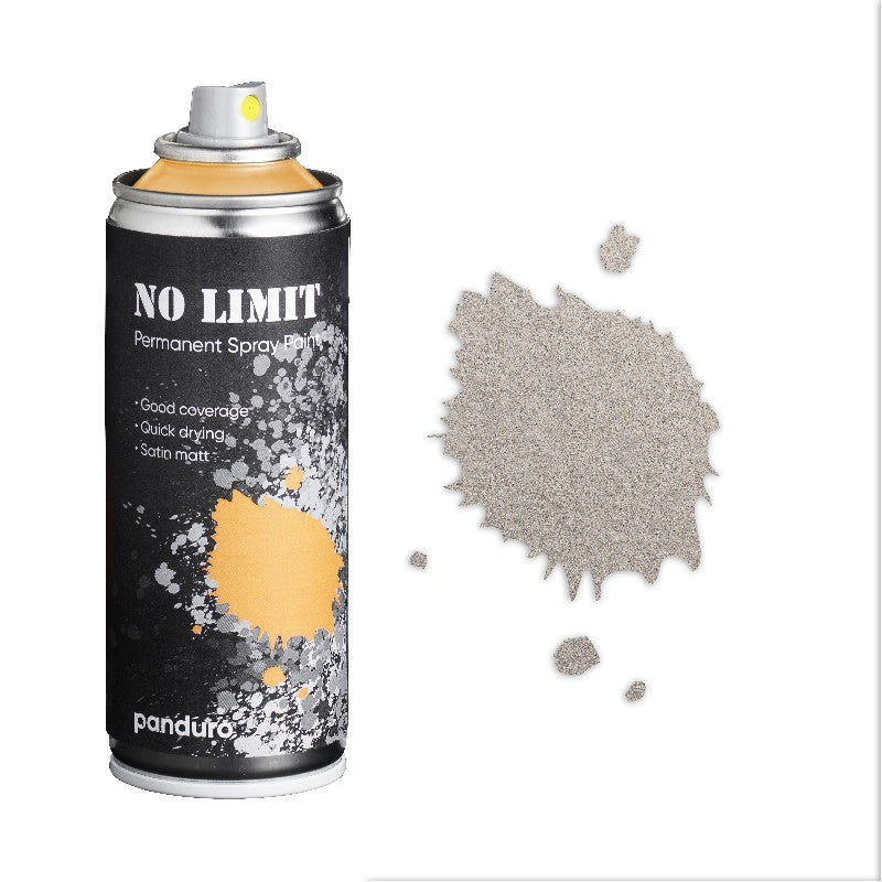 No limit spraypaint 200 ml - zilver