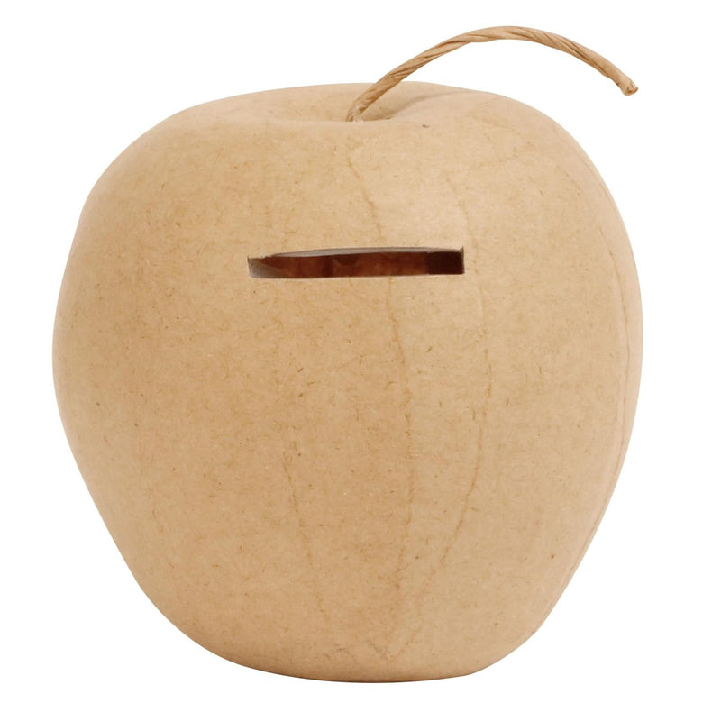Papier-maché spaarpot - appel