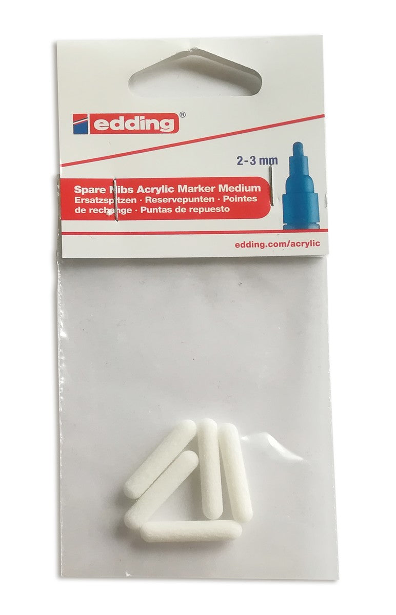 edding 5100 acrylic marker reservepunten - 5 stuks - medium