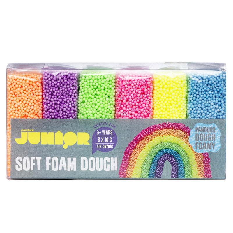 Panduro set foamklei - 6 stuks - pastel