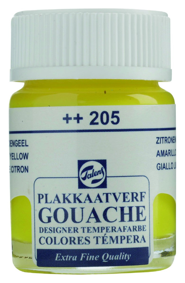 Plakkaatverf - extra fijn - 16 ml - citroengeel