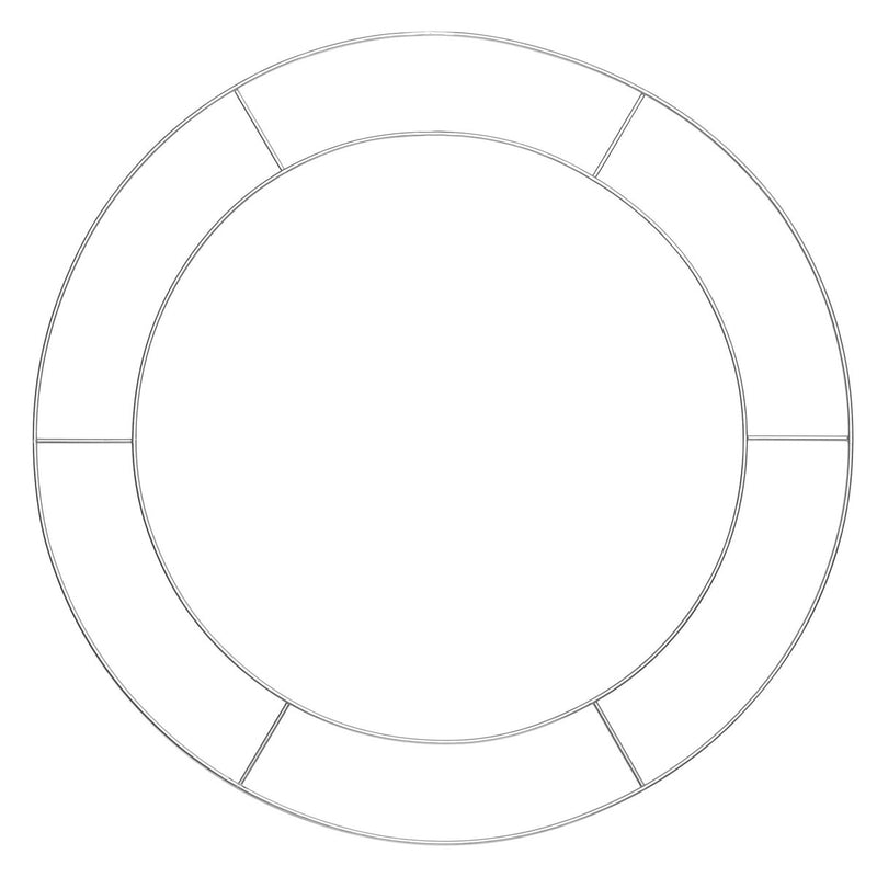 Metalen ring - 40 cm - dubbel