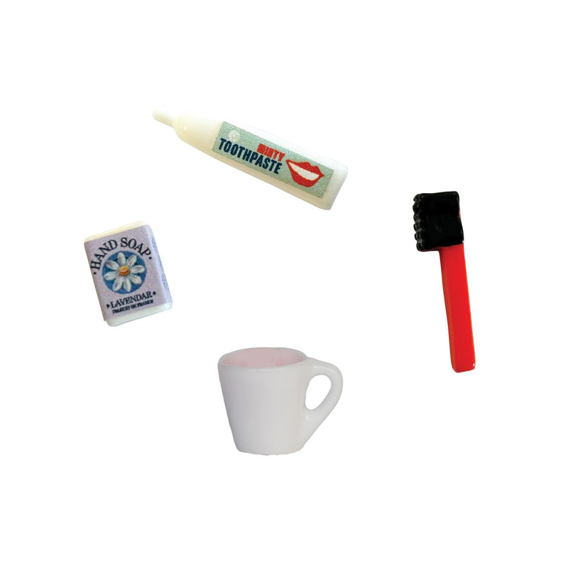 Het Muizenhuis - mini's - 4-delige tandenpoets set