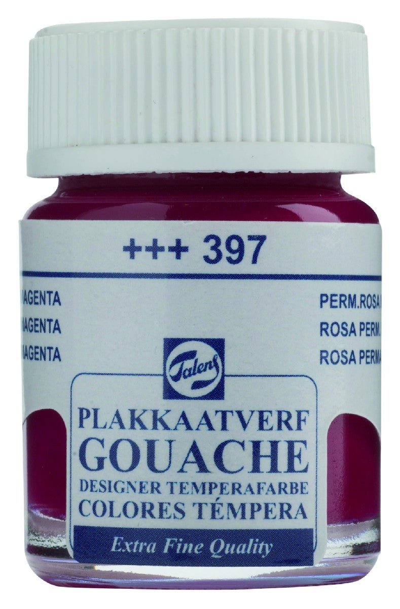 Plakkaatverf - extra fijn - 16 ml - permanentroze magenta