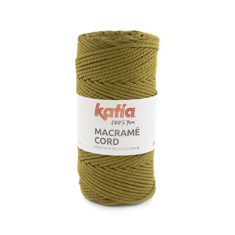Katia Macramé Cord - olijfgroen 118