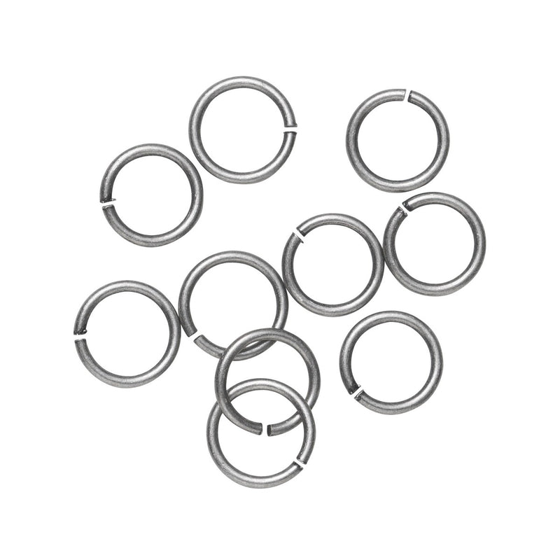 Buigring - 7 mm - 10 stuks - antiek zilverkleurig