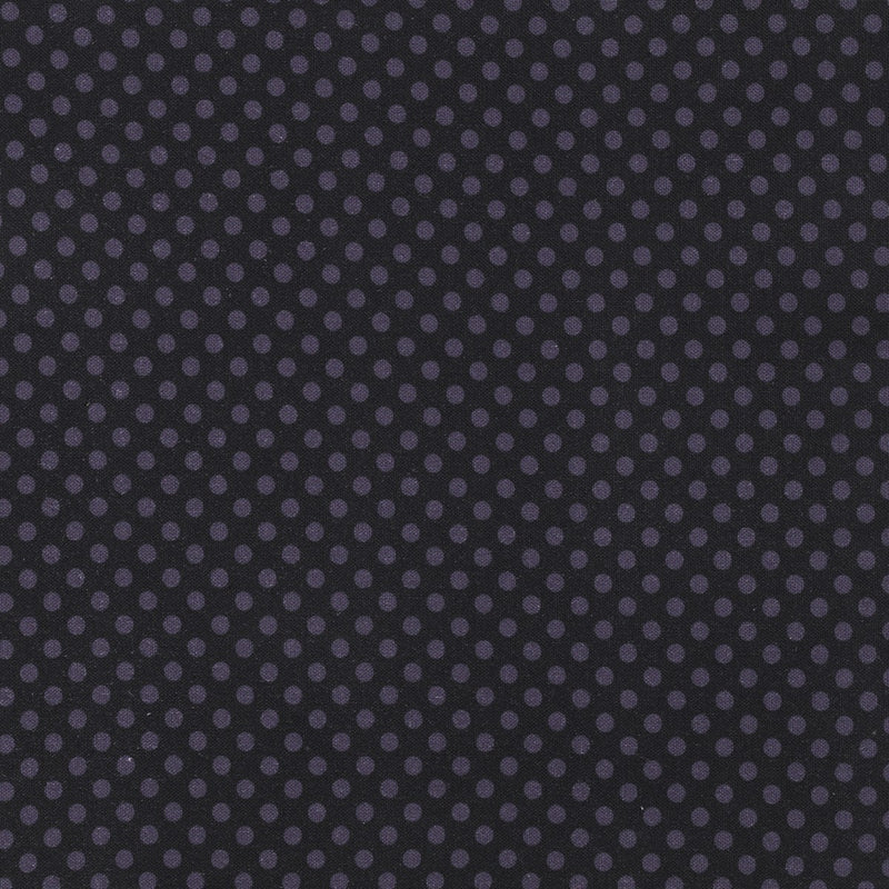 Stof katoen - 50x70 cm - stippen blauw