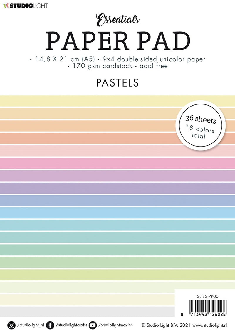 SL Essentials - Paper pad double sided uni - #5 - Pastels