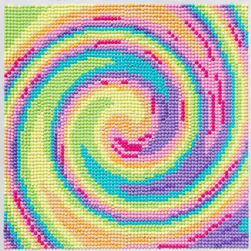 Panduro Bling Dots - tie-dye swirl