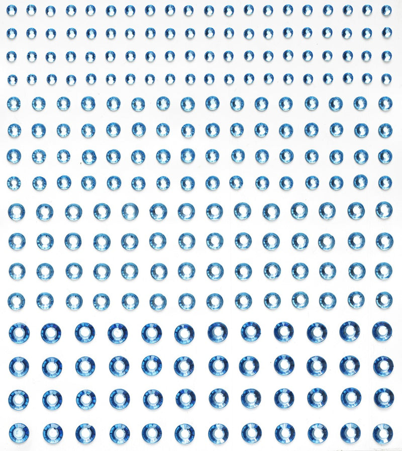 Strass stickers - blauw