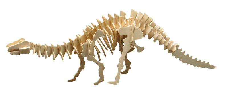 Houten bouwpakket - brontosaurus