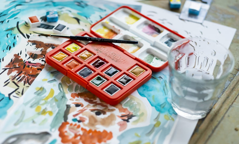 van Gogh museum - aquarelverf pocketbox
