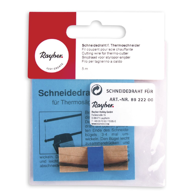 Piepschuimsnijder - snijdraad - 5 meter