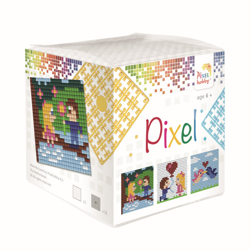 Pixelhobby kubus - 24-delig - liefde