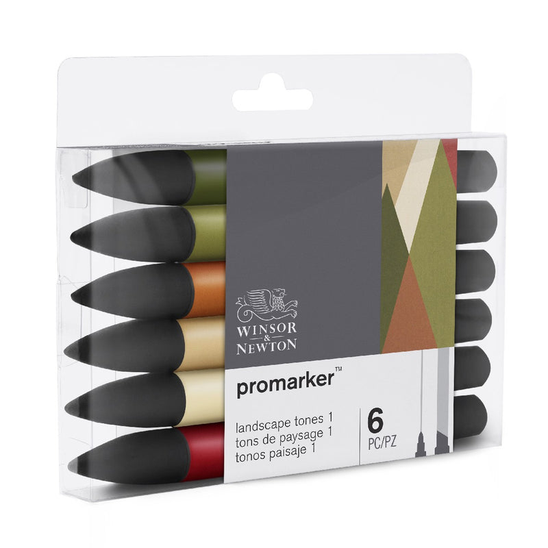 Winsor & Newton Promarker - 6 stuks - landscape 1
