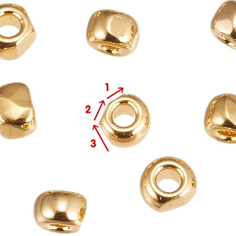 TOHO 3-cut kralen - 12/0 - #81 donkergrijs metallic