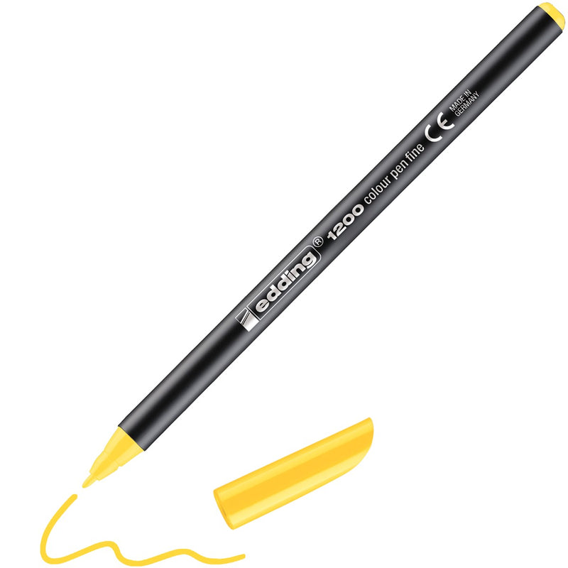 edding 1200 colour pen - 1 mm - geel