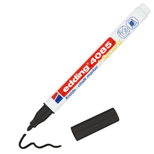 edding 4085 chalk marker - 1 tot 2 mm - zwart