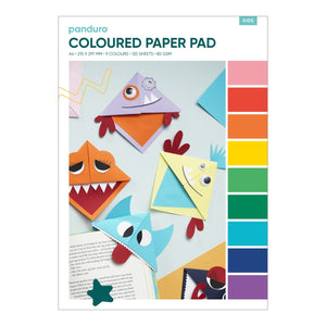 Gekleurd papier - A4 - 9 kleuren - 120 vellen