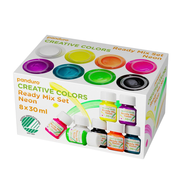 Ready mix Tempera 8 stuks- Neon