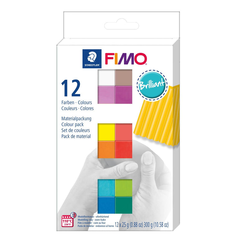 FIMO Soft set - 12 kleuren - briljant