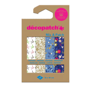 Décopatch Mix & Patch - shades of blue