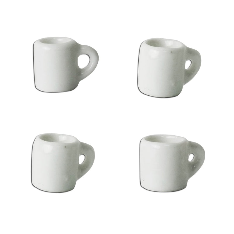 Het Muizenhuis - mini's - 4 porseleinen kopjes