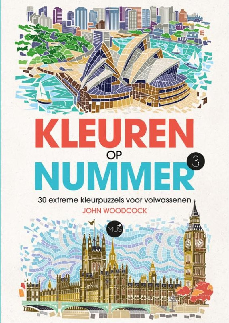Kleurboek - Kleuren op nummer - deel 3