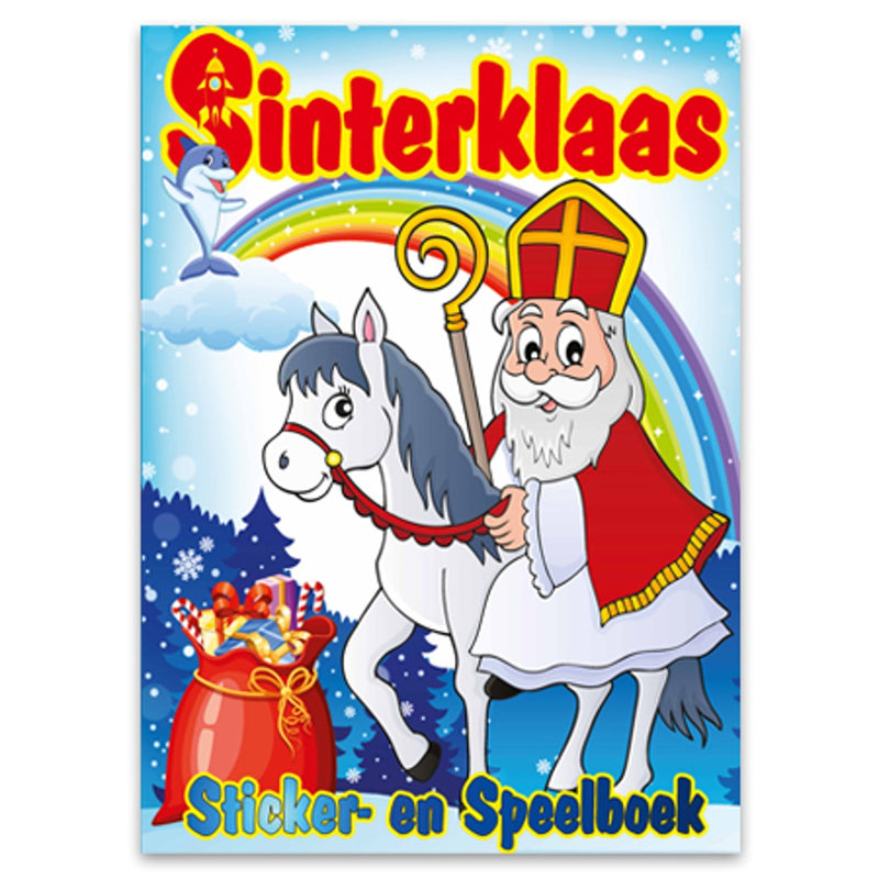 Boek - sticker- en speelboek - Sinterklaas