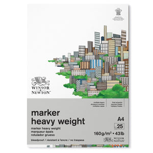 Winsor & Newton bleedproof markerpapier 160 gram - A4