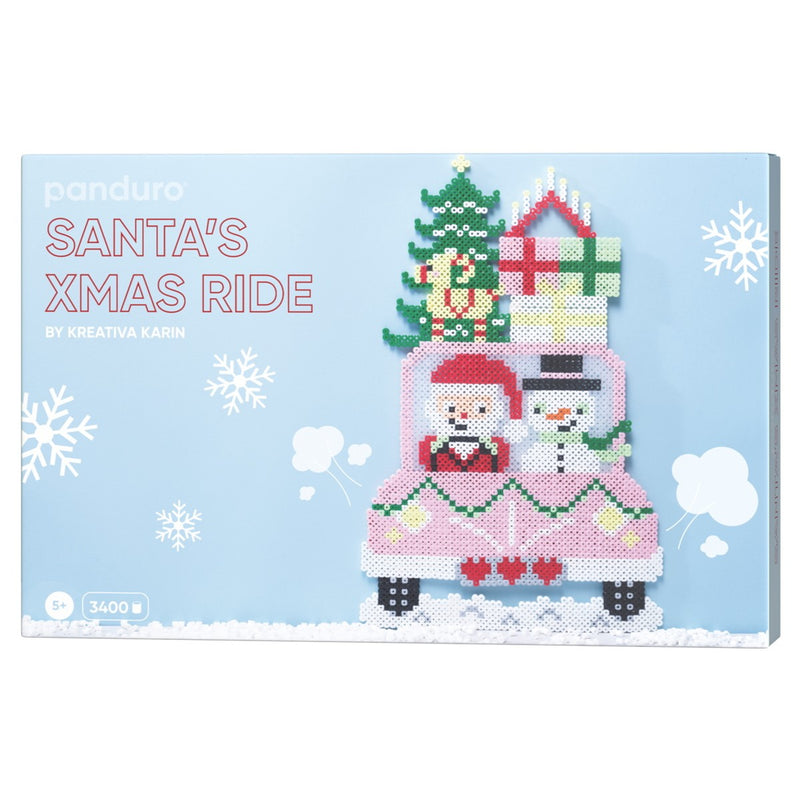 Panduro strijkkralen kit - Santa's Xmas Ride